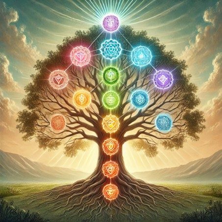 Arbre de vie et les chakras 