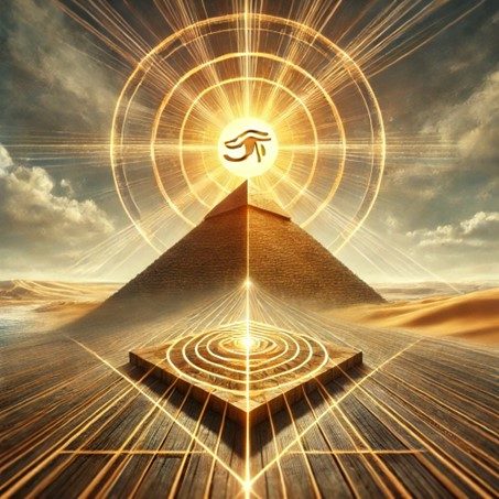 image illustrant la symbolique des pyramides égyptiennes