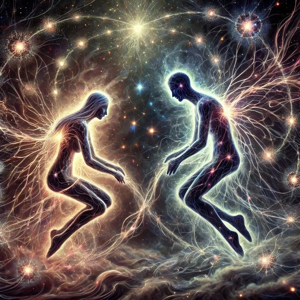 Les liens énergétiques et spirituels qui relient les âmes a travers les cycles de karma